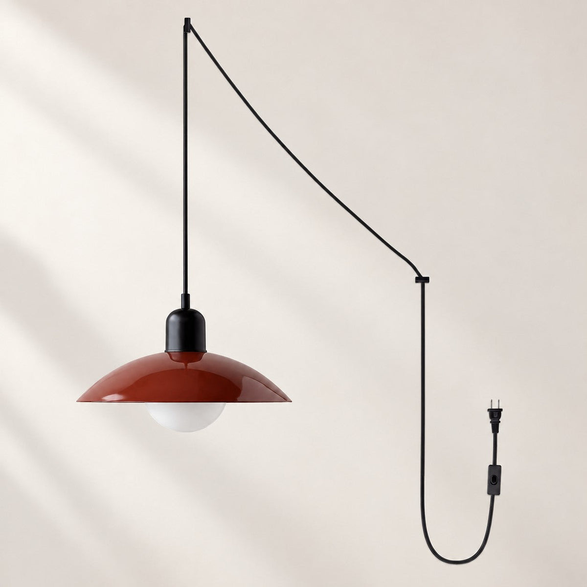 Suspension Bauhaus à Brancher Mid-Century