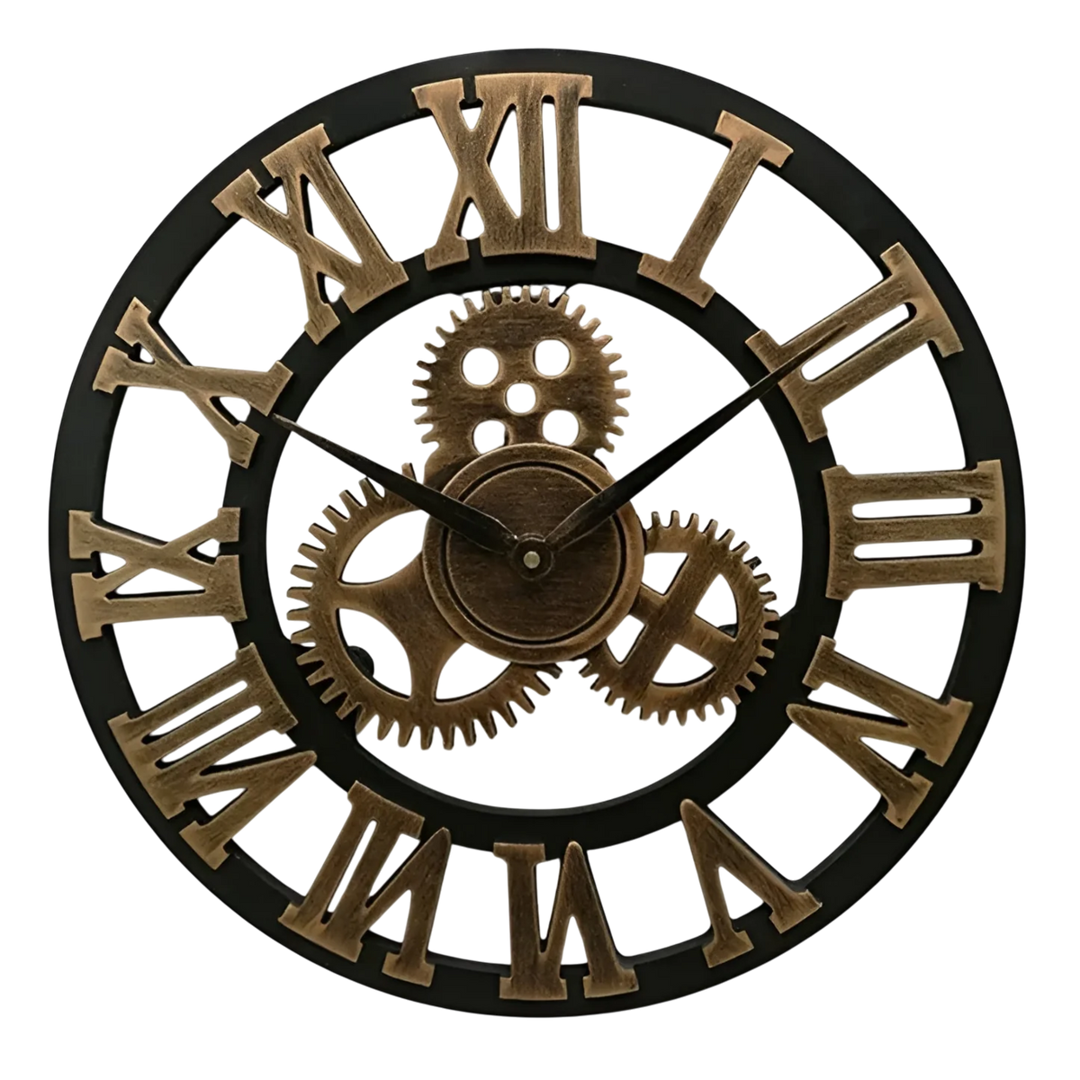 Horloge Murale Industrielle Design Engrenage