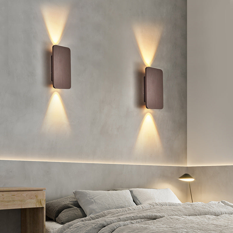Applique Murale LED Rectangulaire d'Intérieur - Design Métal Moderne