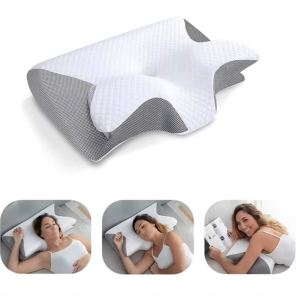 DreamAlign Oreiller Orthopédique Contour - Soutien Cou et Épaules