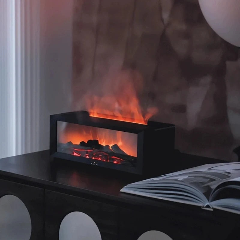 Humidificateur Flamme HearthGlow – Diffuseur Effet Feu Chaleureux