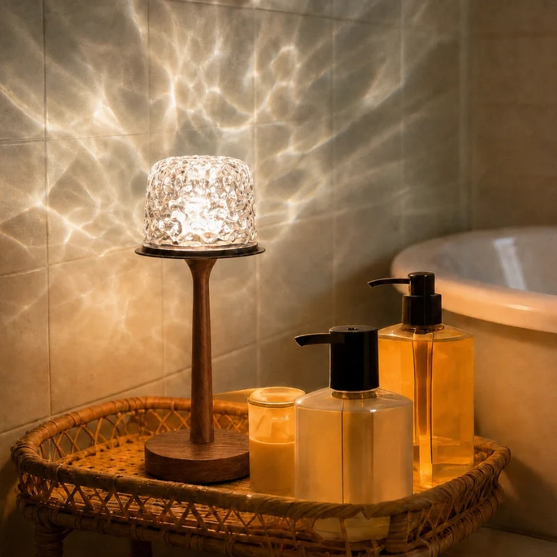 Lampe Aurore Boréale – Lampe de Table Ambiance 2-en-1 & Projecteur