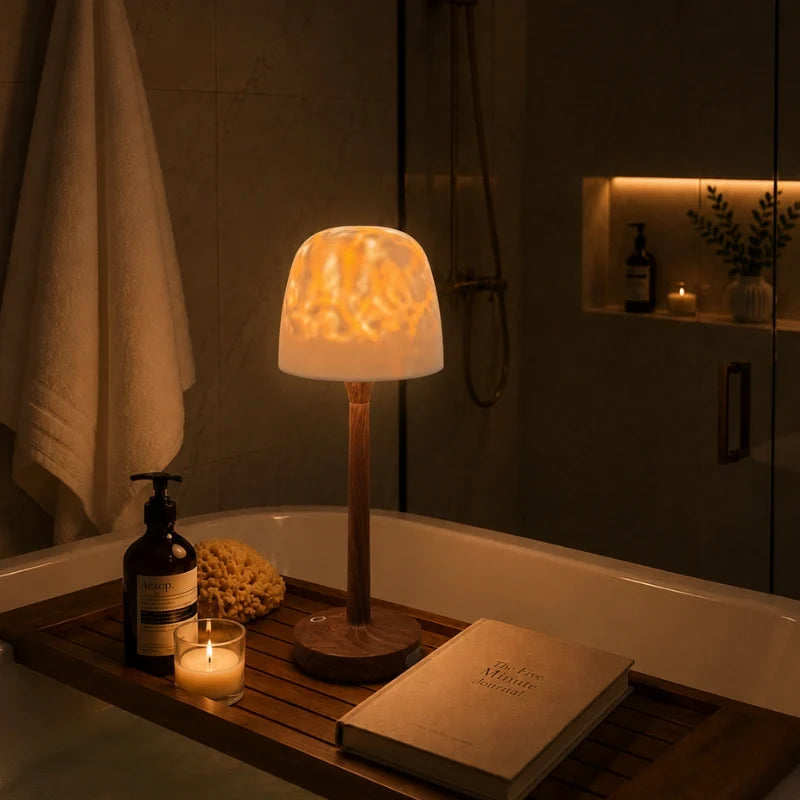 Lampe Aurore Boréale – Lampe de Table Ambiance 2-en-1 & Projecteur