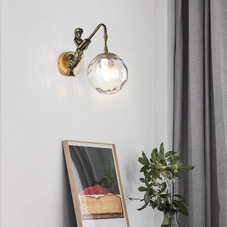 Applique Murale Orbe Rustique - Design Vintage