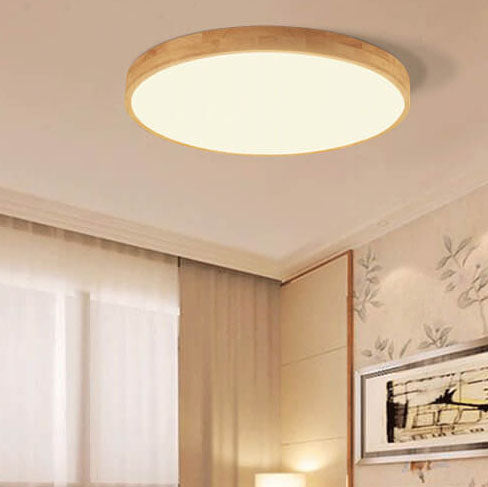 Plafonnier Encastré - Bois Massif Nordique LED