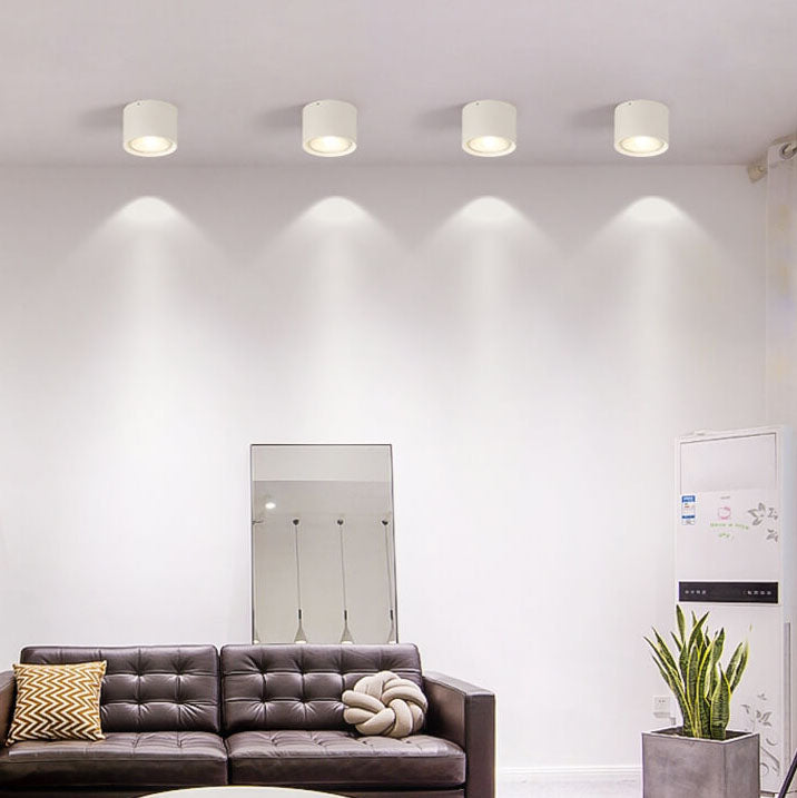 Spot Cylindrique Nordique LED Plafonnier Encastré