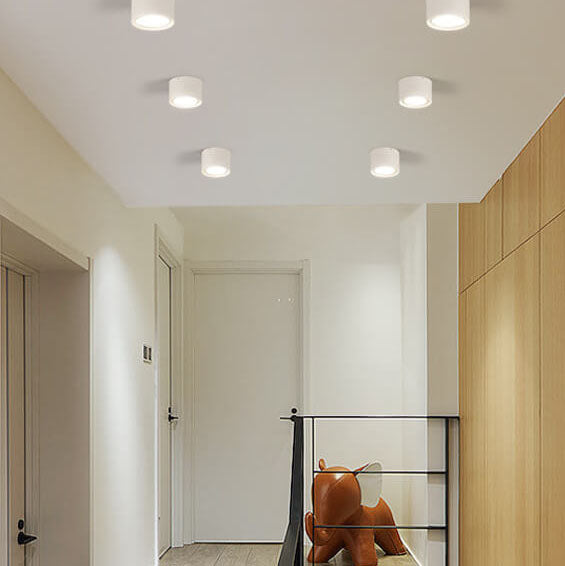 Spot Cylindrique Nordique LED Plafonnier Encastré