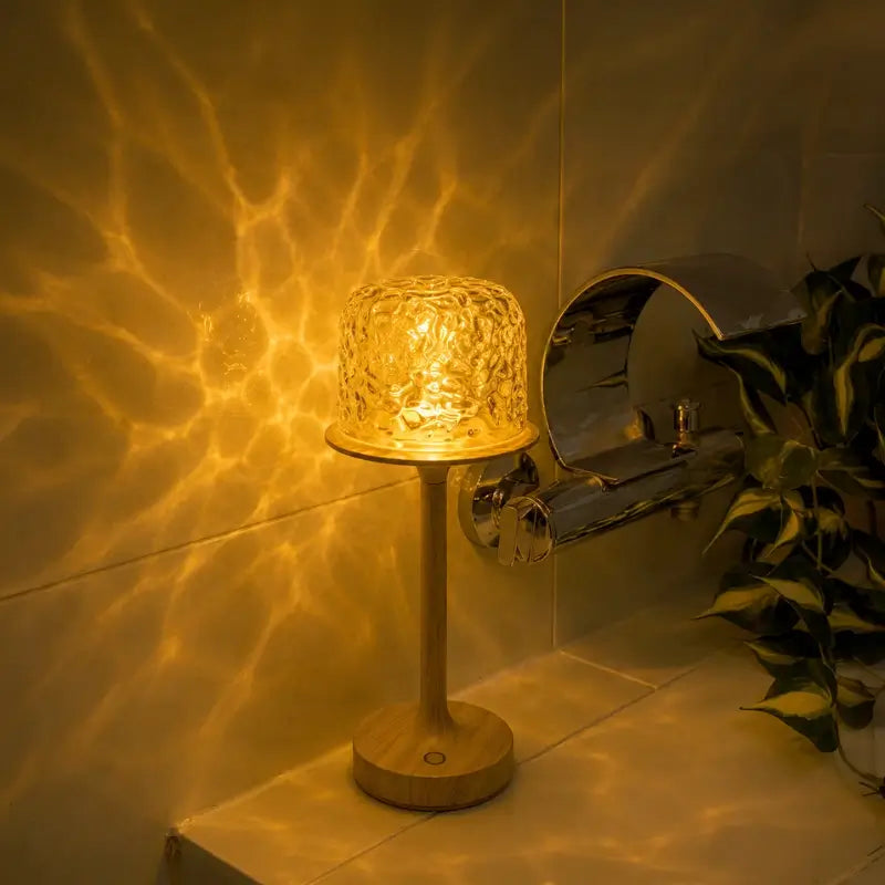 Lampe Aurore Boréale – Lampe de Table Ambiance 2-en-1 & Projecteur