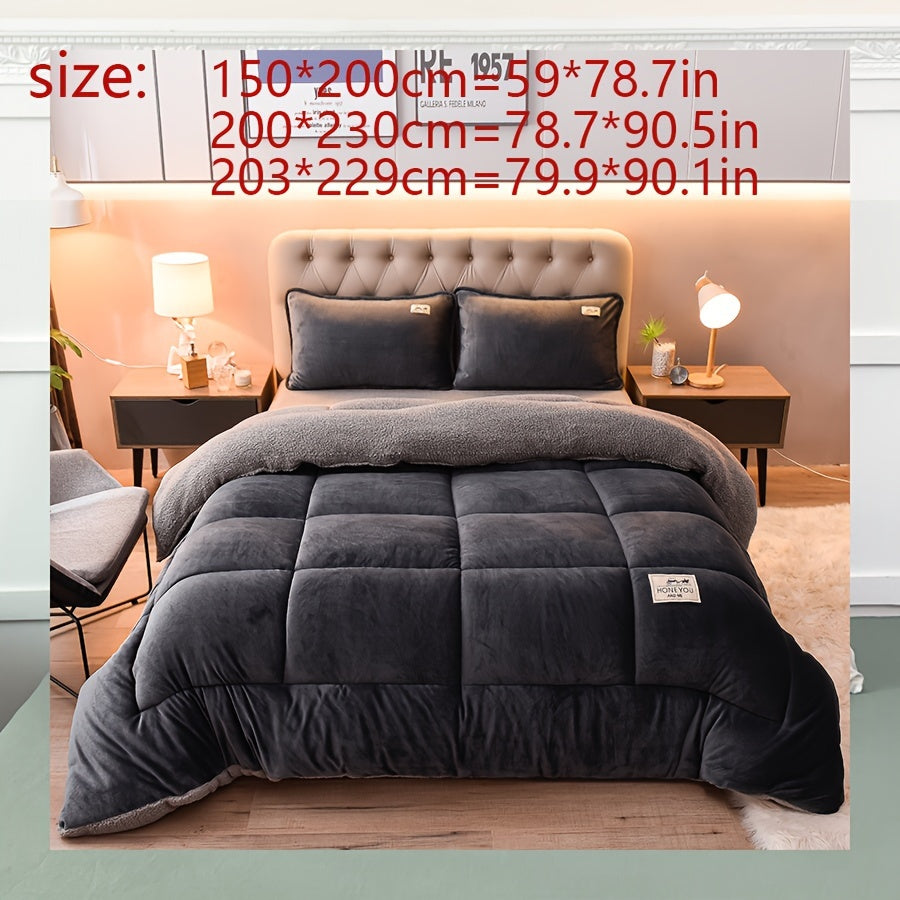 Couverture Sherpa Double Face - Plaid Épais et Doux