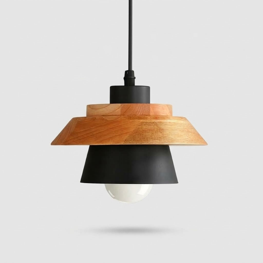 Odelle - Suspension Bois et Métal Nordique