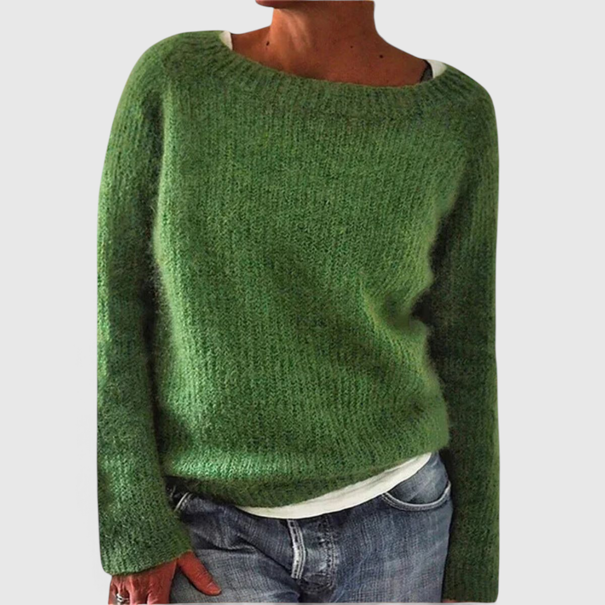 Pull en Maille Femme Coupe Décontractée - Pull Casual