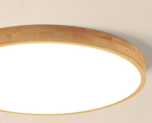 Plafonnier Encastré - Bois Massif Nordique LED