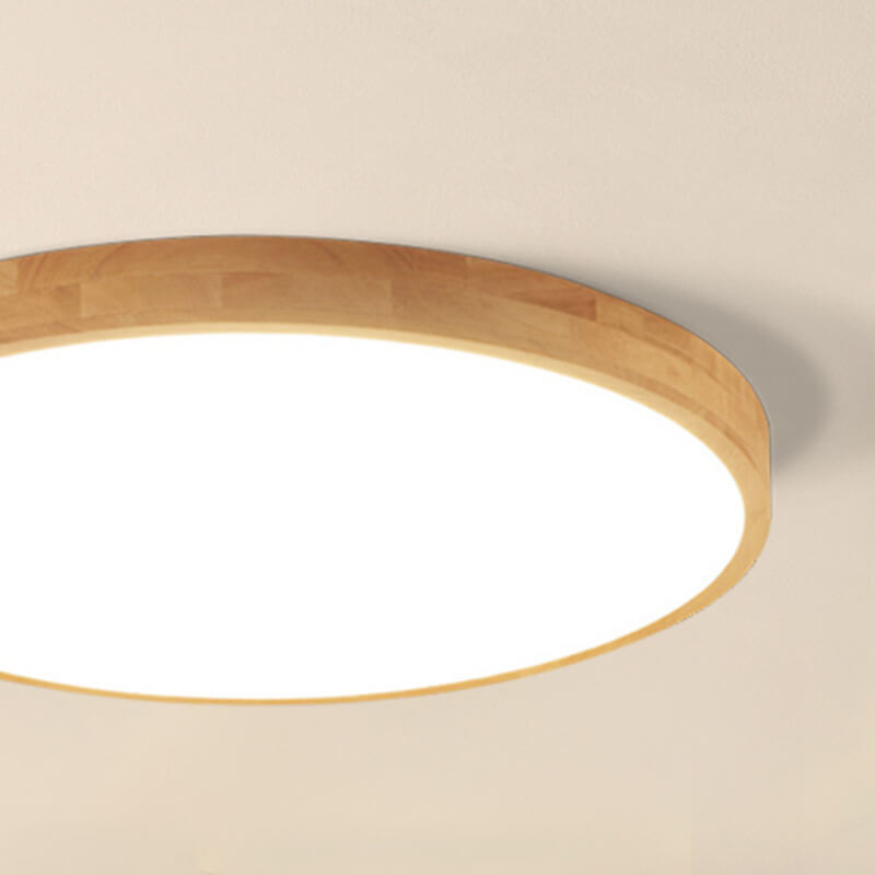 Plafonnier Encastré - Bois Massif Nordique LED