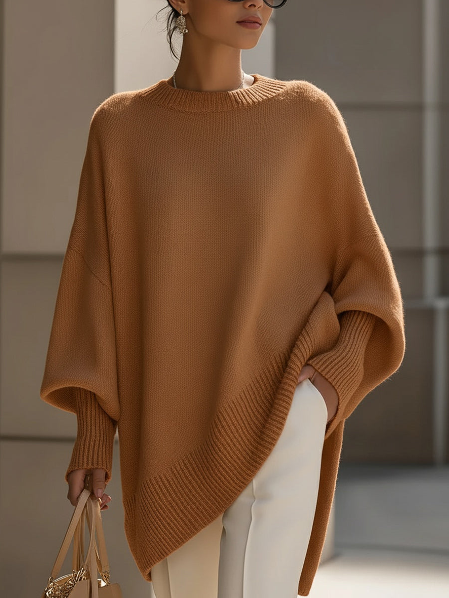 Mandy Stylish Effortless Elegance Oversized Poncho