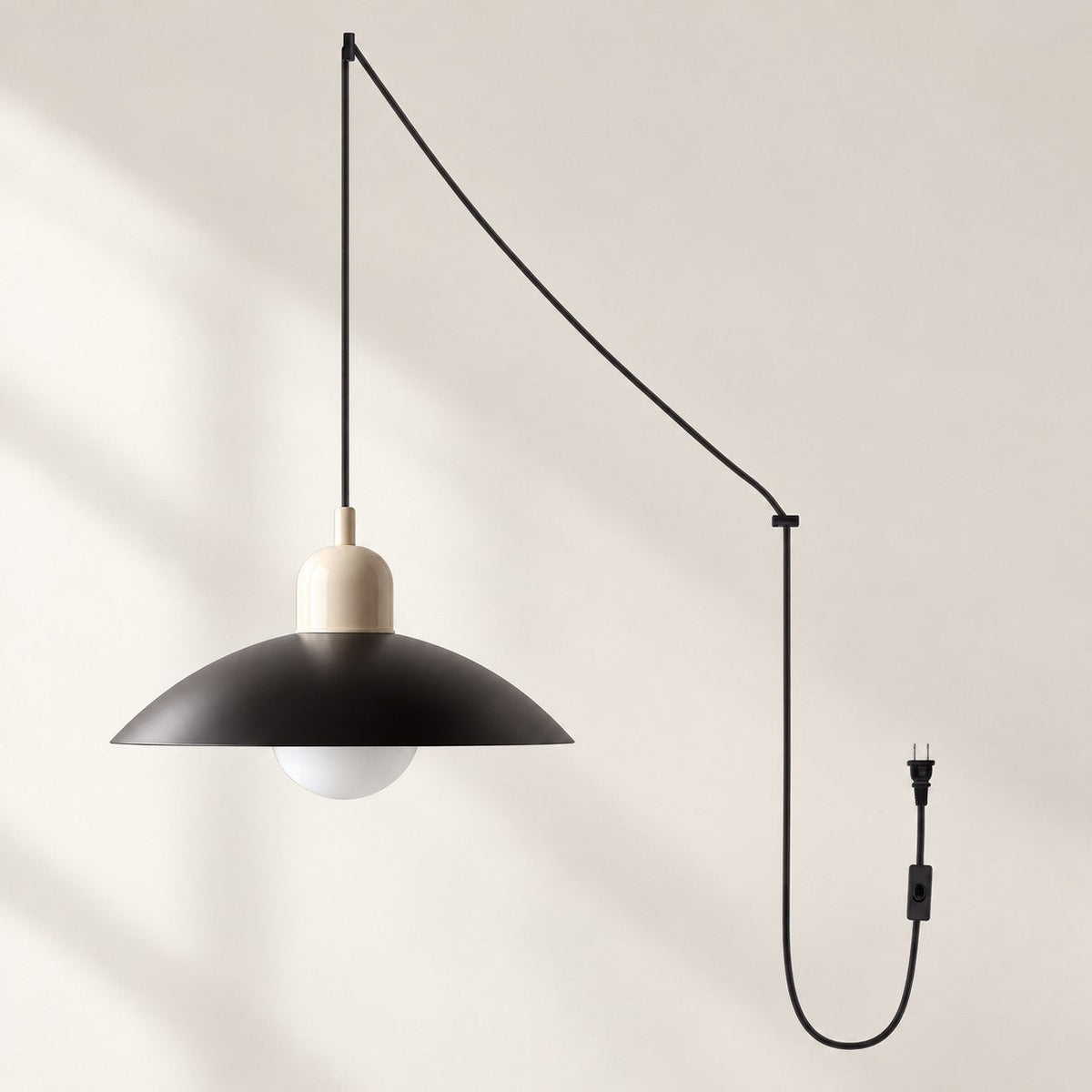 Suspension Bauhaus à Brancher Mid-Century