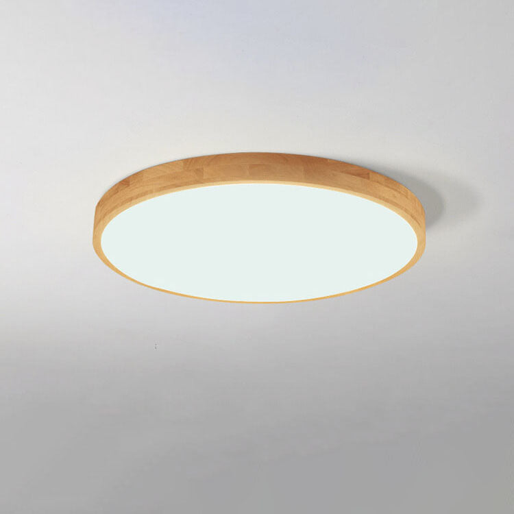 Plafonnier Encastré - Bois Massif Nordique LED
