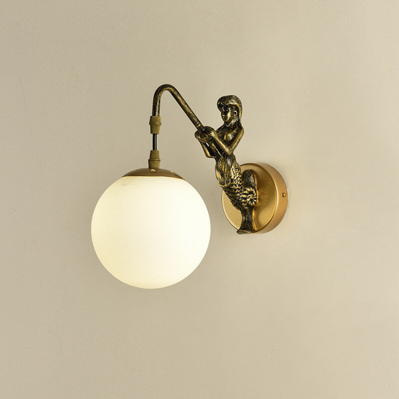 Applique Murale Orbe Rustique - Design Vintage