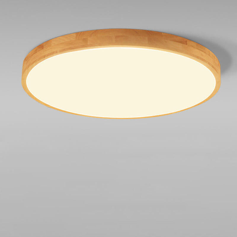 Plafonnier Encastré - Bois Massif Nordique LED