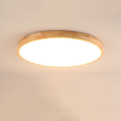 Plafonnier Encastré - Bois Massif Nordique LED