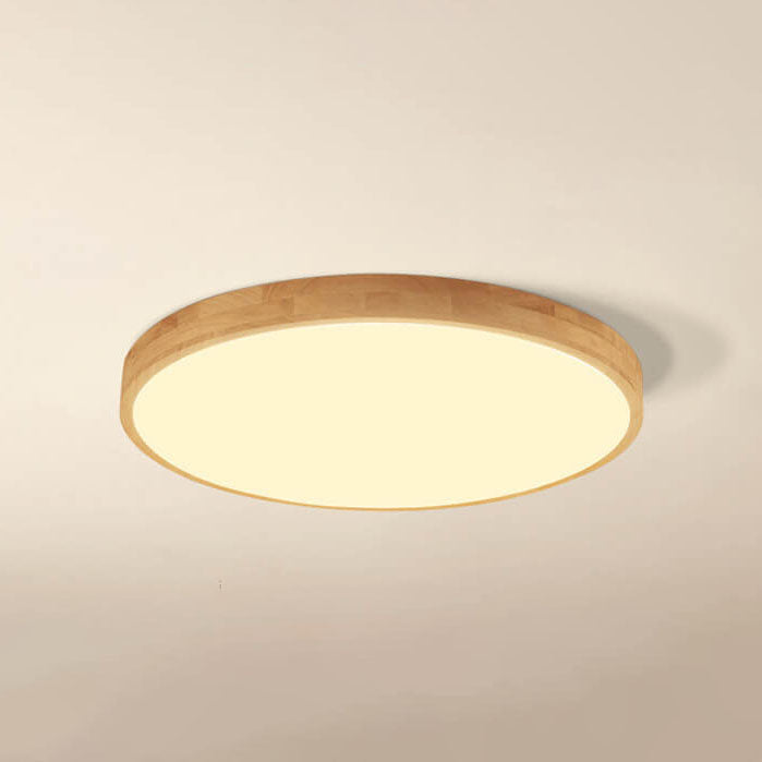 Plafonnier Encastré - Bois Massif Nordique LED