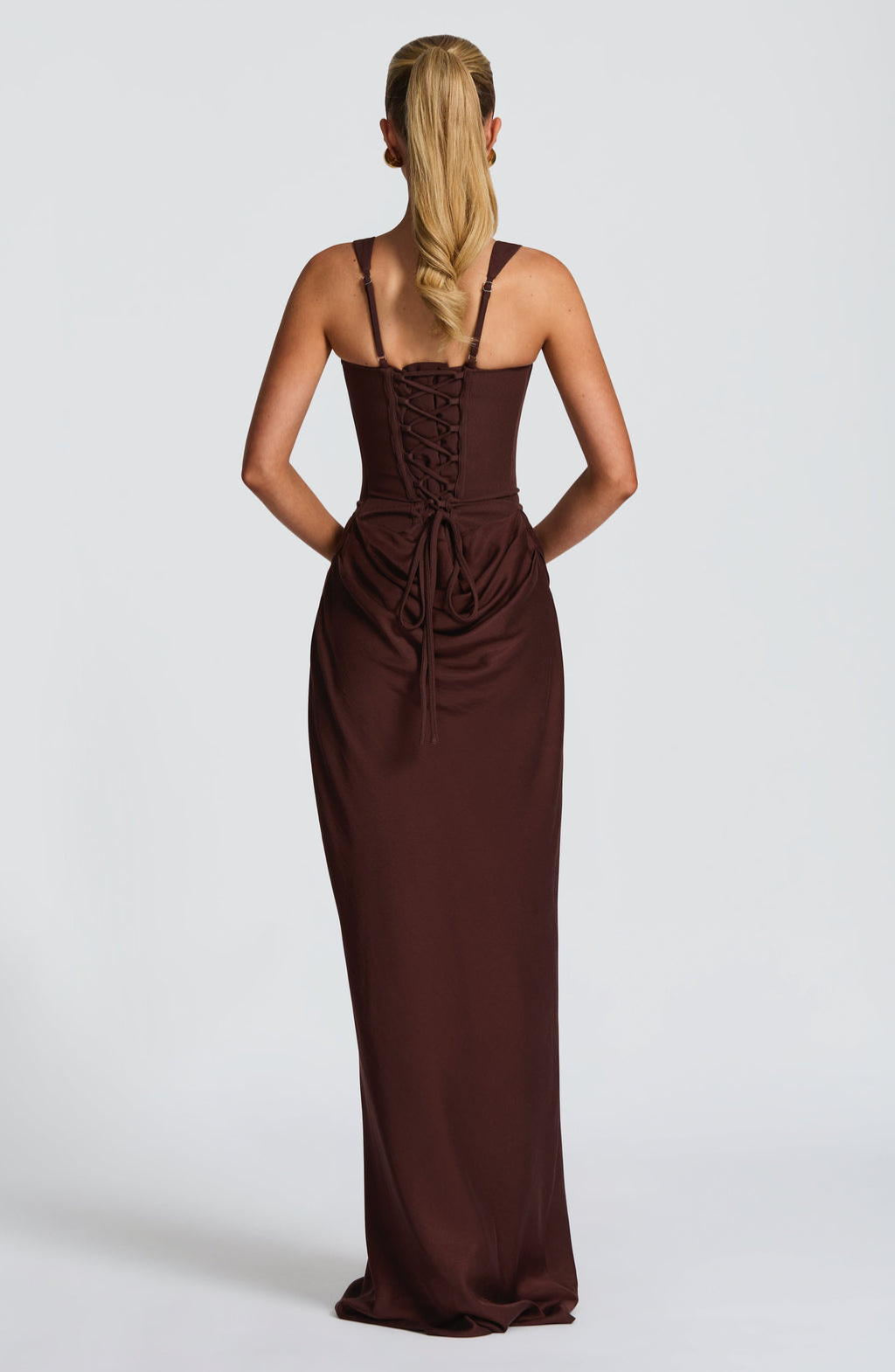 Hourglass Maxi Dress Sculpted Silhouette, Effortless Style