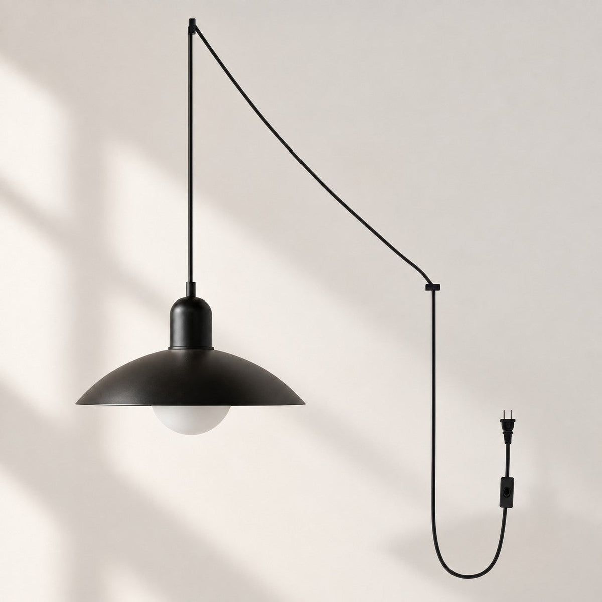 Suspension Bauhaus à Brancher Mid-Century