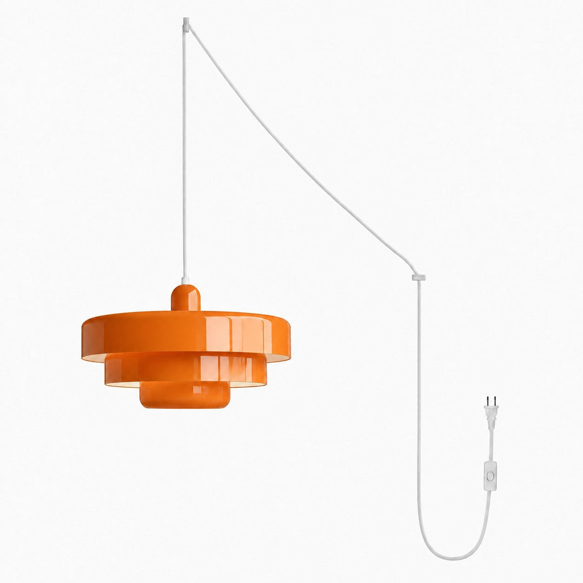 Suspension Rétro Bauhaus à Brancher - Multicolore