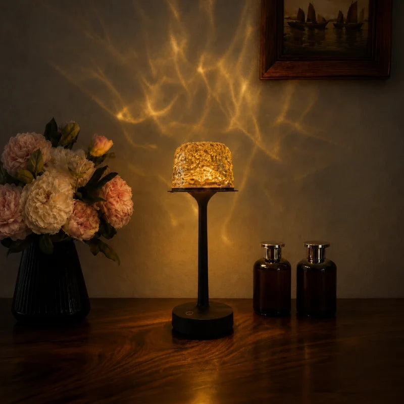 Lampe Aurore Boréale – Lampe de Table Ambiance 2-en-1 & Projecteur