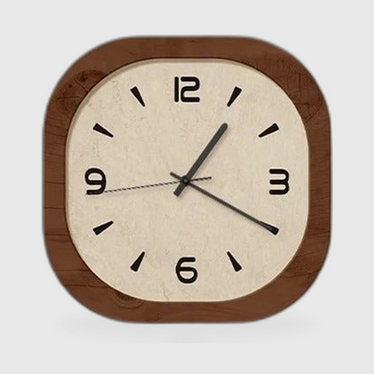 Horloge Murale Carrée Bois – Design Vintage Best-Seller