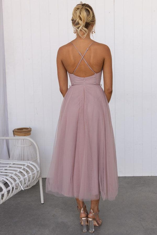 Elegantes langes Damenkleid aus Chiffon - Ideal für Abend, Ball,