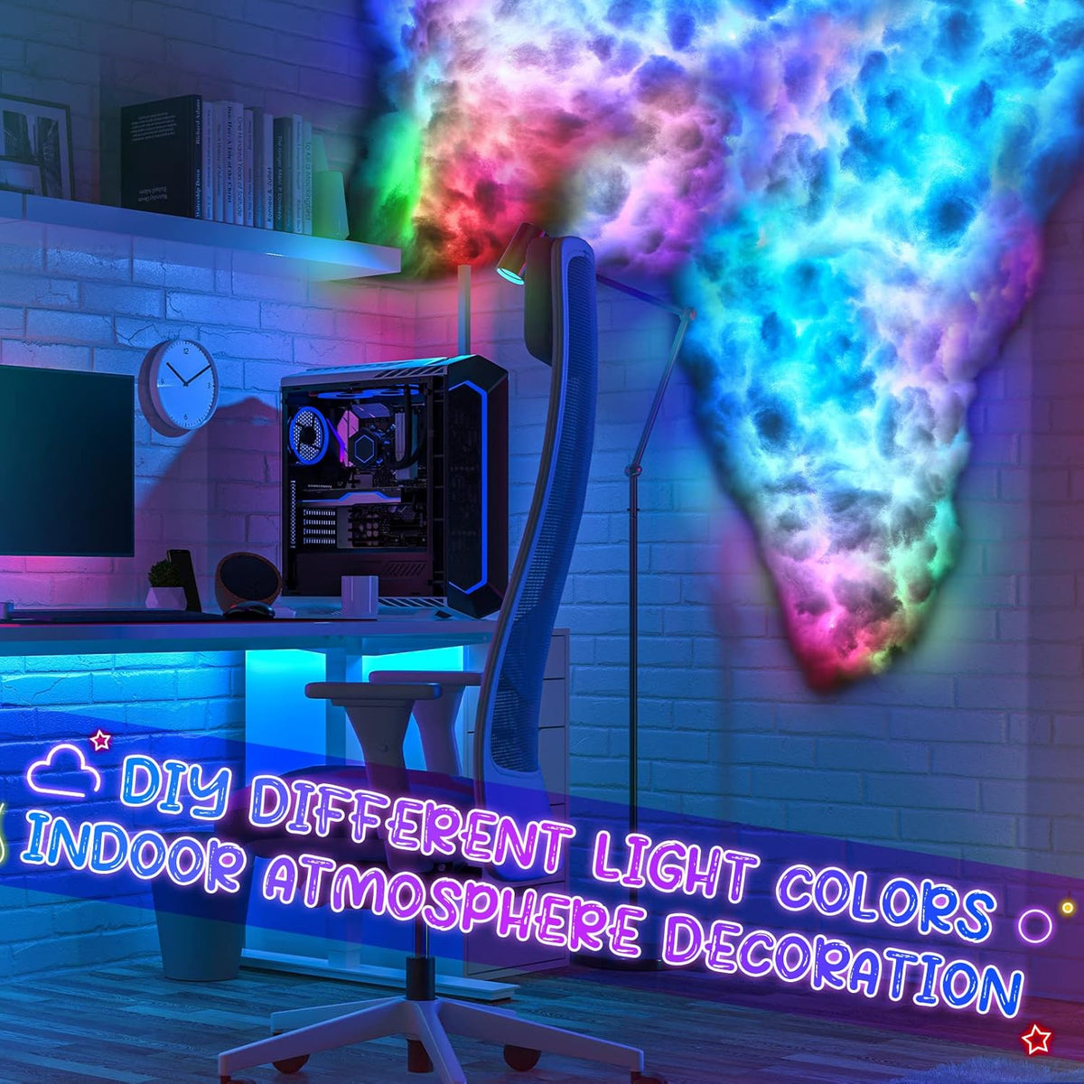 Dream Cloud Light – Lampe LED RGB Synchronisée à la Musique