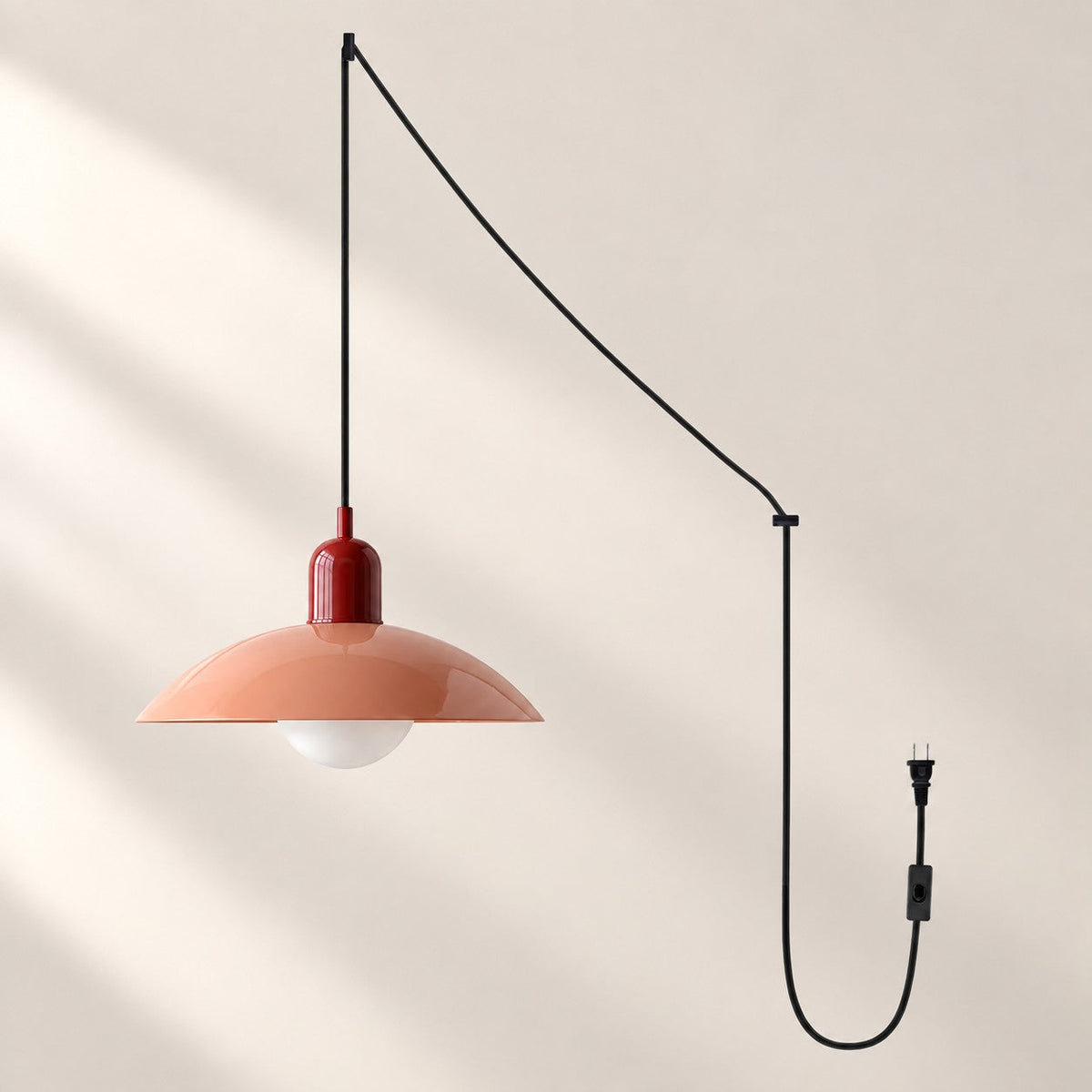 Suspension Bauhaus à Brancher Mid-Century