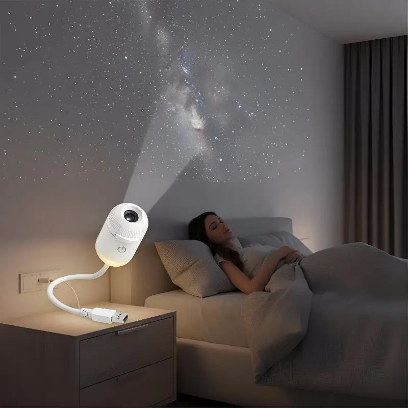 Projecteur Galaxie – Lampe Ciel Étoilé USB 2-en-1