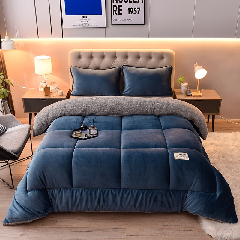 Couverture Sherpa Double Face - Plaid Épais et Doux