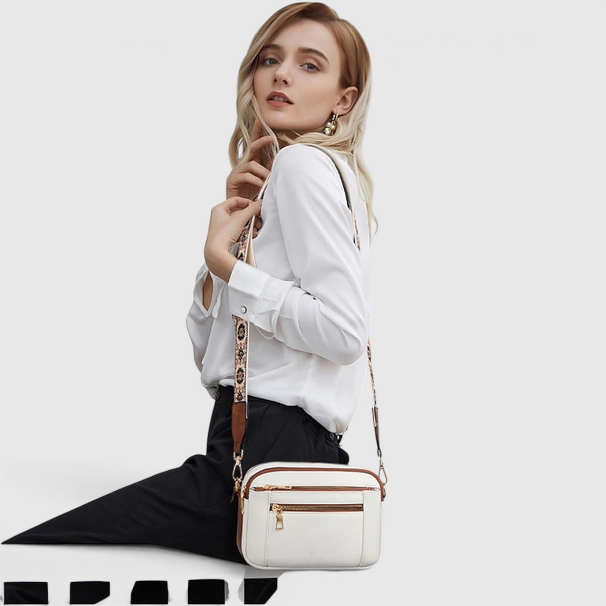 Sac Bandoulière Décontracté pour Femme - Sac du Quotidien