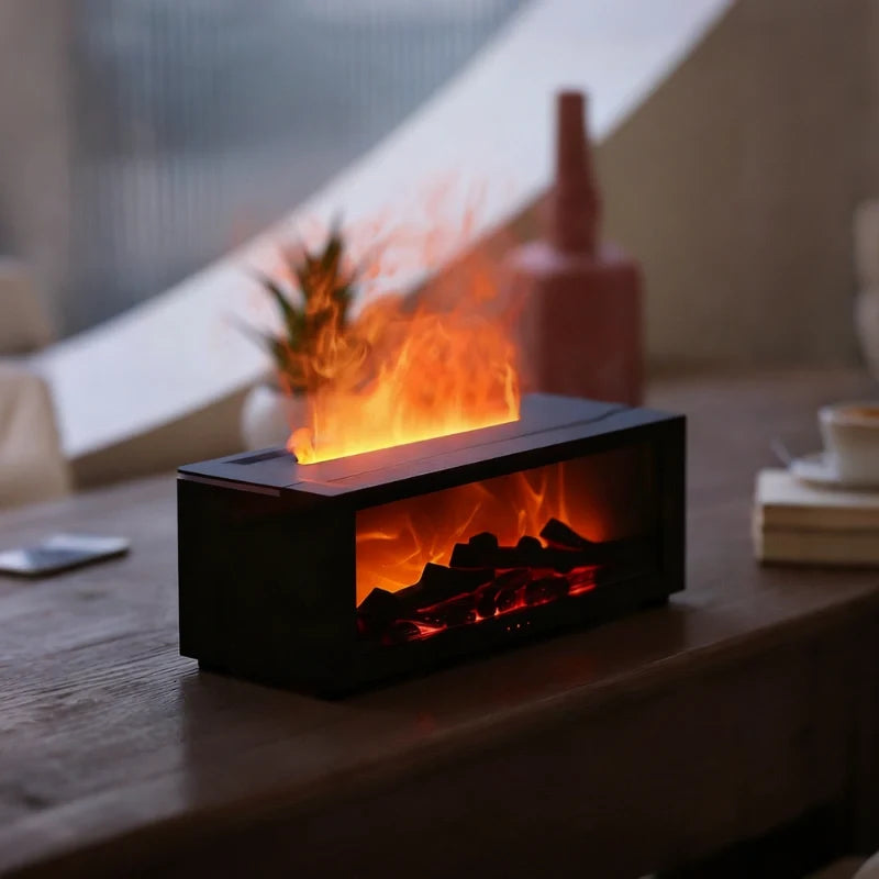 Humidificateur Flamme HearthGlow – Diffuseur Effet Feu Chaleureux