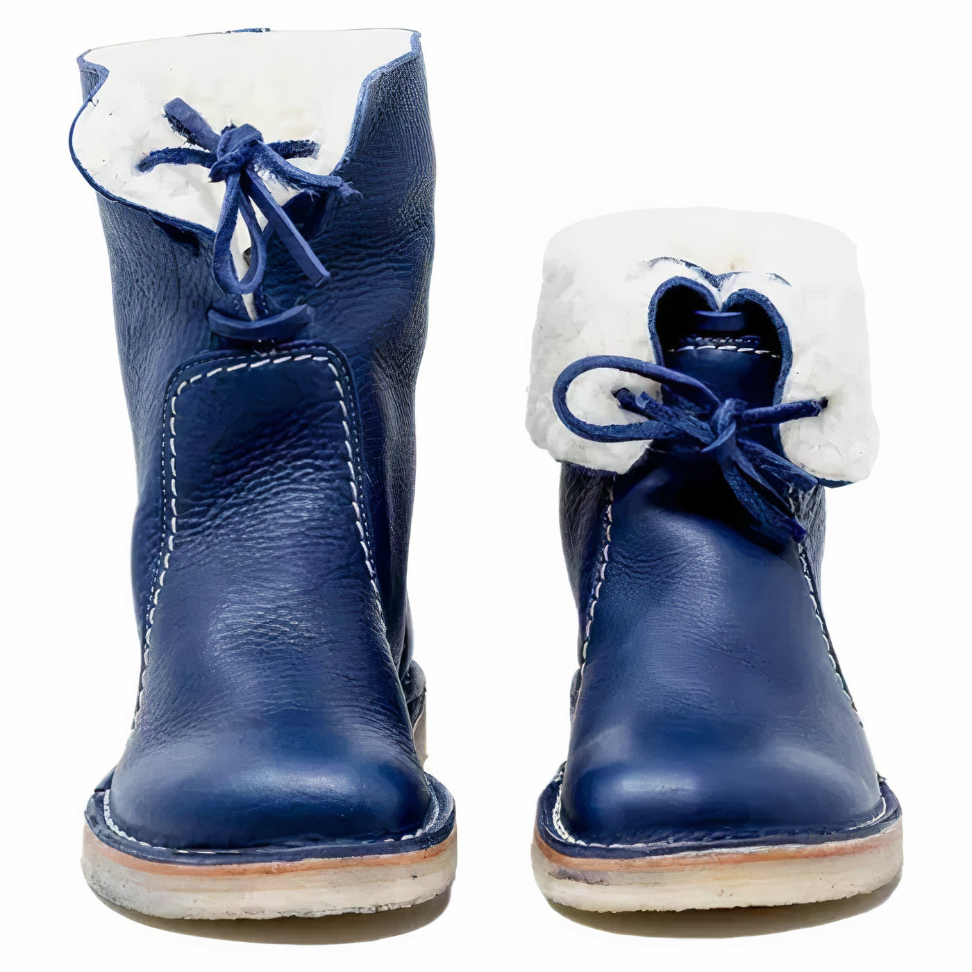 Chic Women's Casual Leather Mid-Calf Boots for Everyday Style and