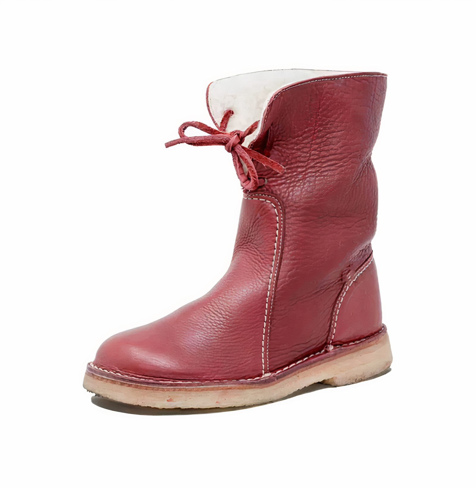 Chic Women's Casual Leather Mid-Calf Boots for Everyday Style and