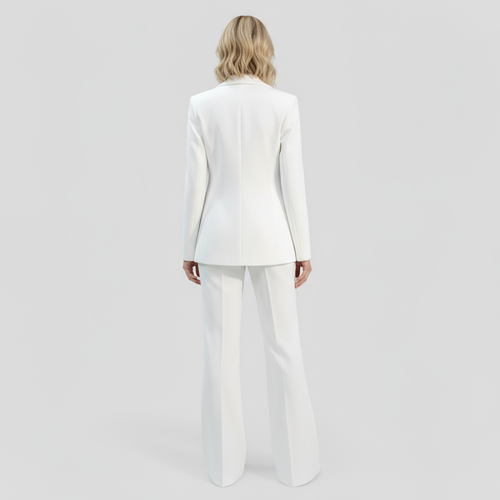 Damen Tailleur-Set mit Blazer und Polyesterhose