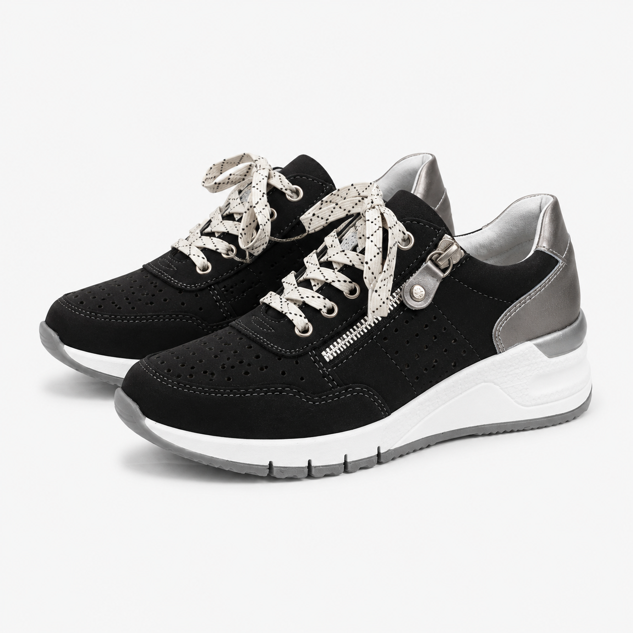 Bequeme und elegante Damen-Ledersneaker für den täglichen Spaziergang