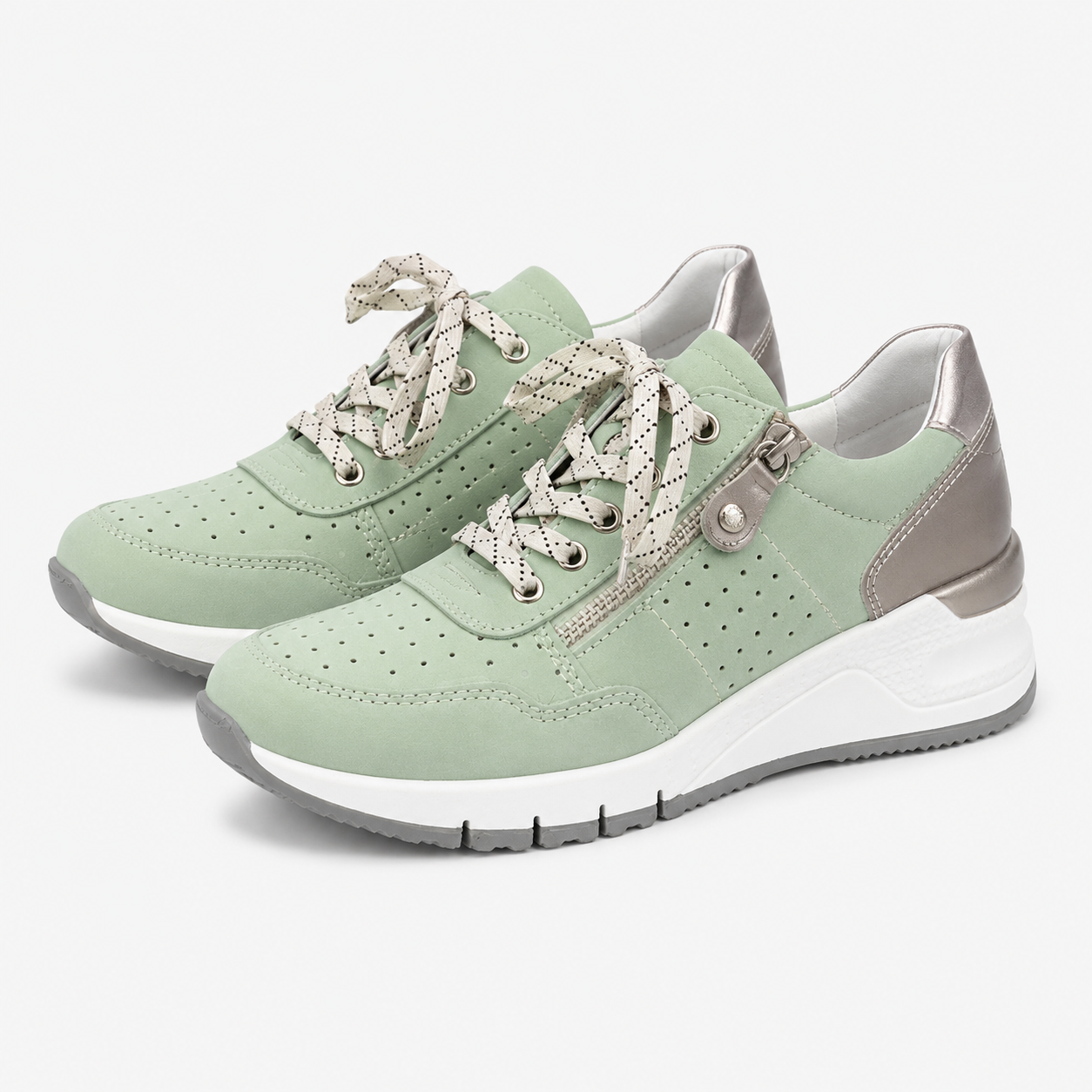 Bequeme und elegante Damen-Ledersneaker für den täglichen Spaziergang