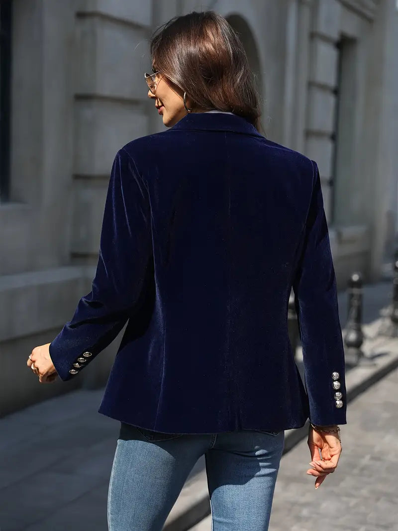 Blazer Élégant en Velours pour Femme 5