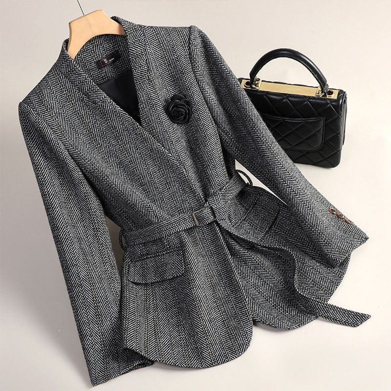 Blazer Femme Chic en Laine 1