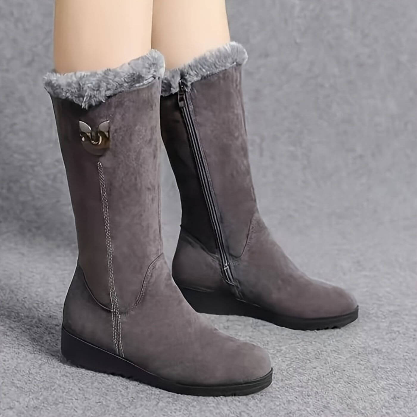 Bottes Hiver Femme Confortables Antidérapantes 1