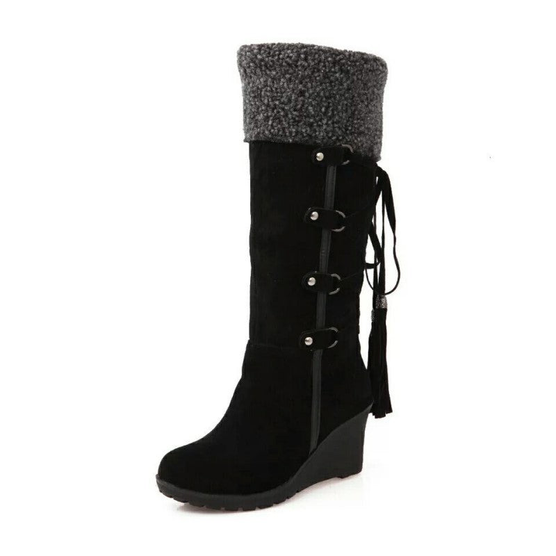 Bottes Noires Élégantes Pour Femmes 4