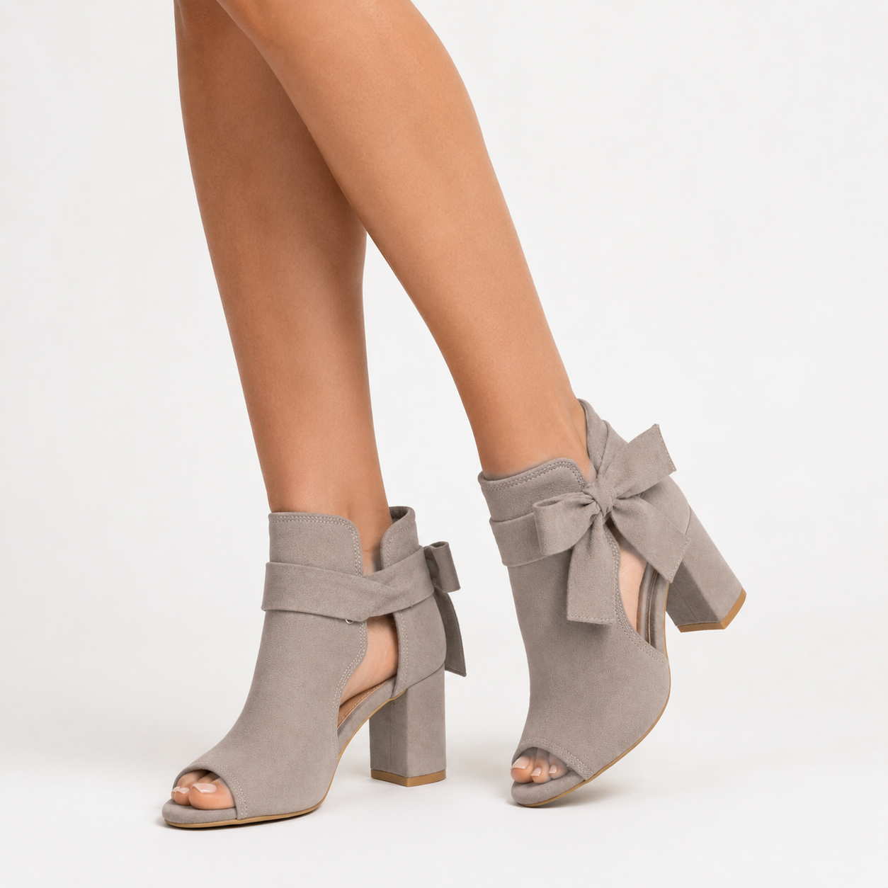 Bottines Femme Respirantes Ouvertes Tissu Léger Confortables