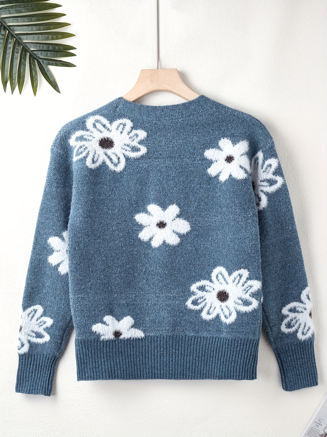Cardigan Féminin à Motif Floral 3