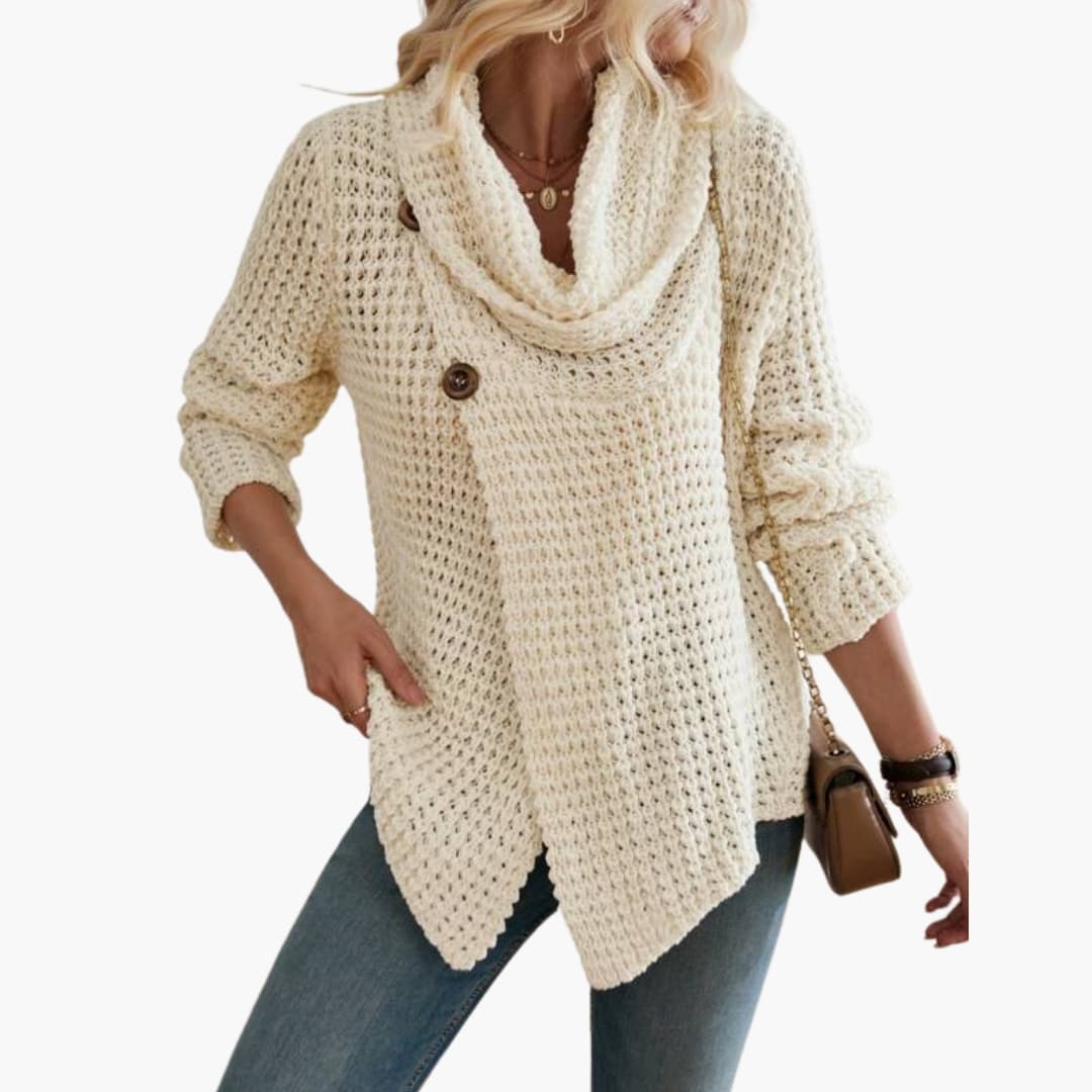 Cardigan Femme Col Châle Élégant 2