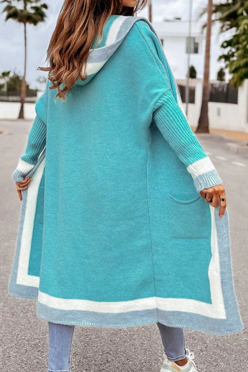 Cardigan Femme Long Ouvert Avec Poches 1
