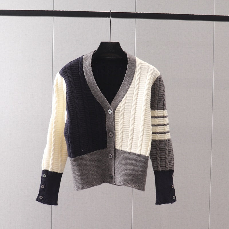 Cardigan Femme Torsadé Élégant et Confortable 0